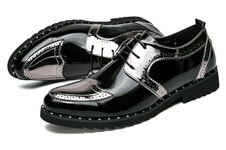 【極美品】TREAT DRESSING エナメル ドレスシューズ 黒 24.5 新郎の小物をご紹介～エナメルシューズ・カーフシューズ～ - ザ